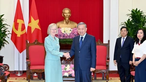 Tổng Bí thư Tô Lâm tiếp Đại sứ Australia tại Việt Nam Gillian Bird. 