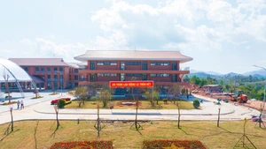 Trường phổ thông nội trú liên cấp Si Pa Phìn, Điện Biên (Ảnh: VĂN TOẢN)