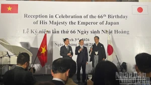 Lễ kỷ niệm lần thứ 66 Ngày sinh Nhà vua Nhật Bản tại Hà Nội