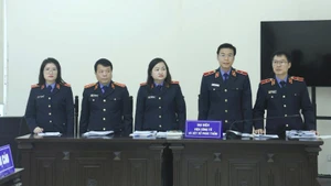 Đại diện Viện Kiểm sát tại phiên tòa phúc thẩm.