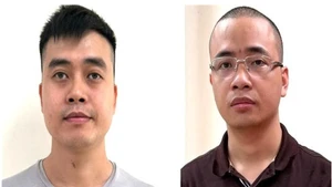 Bị can Hoàng Quang Thịnh và bị can Nguyễn Văn Minh. (Ảnh: Bộ Công an)