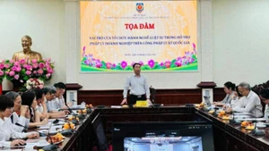 Toàn cảnh buổi tọa đàm.