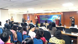 Lễ phát động Cuộc thi báo chí viết về bảo vệ môi trường ngành công thương năm 2025. (Ảnh: KIM DUNG)