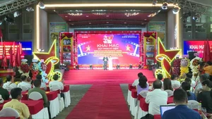 Quang cảnh buổi lễ khai mạc.
