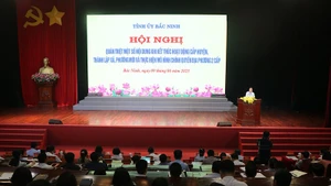 Quang cảnh hội nghị.