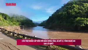 [Video] Cứu trợ khẩn cấp đến với bản Xiềng Tắm, xã Mỹ Lý, tỉnh Nghệ An sau lũ quét