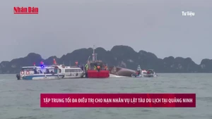 [Video] Tập trung tối đa điều trị cho nạn nhân vụ lật tàu du lịch tại Quảng Ninh.