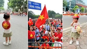 Những khoảnh khắc "đáng yêu” trong buổi tổng hợp luyện tại Quảng trường Ba Đình