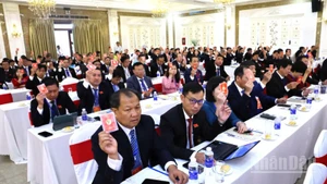 Các đại biểu tham dự Đại hội đại biểu Đảng bộ Ủy ban nhân dân tỉnh Đồng Nai lần thứ I, nhiệm kỳ 2025-2030.