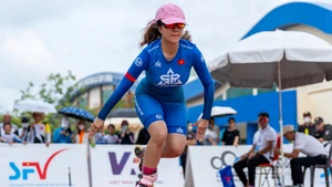 Roller Sports Việt Nam bứt phá mạnh mẽ từ đường đua Vũng Tàu. (Trong ảnh: Một nữ vận động viên trẻ thi đấu tại giải)