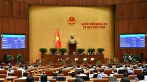 Quang cảnh phiên họp Quốc hội biểu quyết thông qua Nghị quyết về Chương trình giám sát của Quốc hội năm 2026. (Ảnh VPQH)