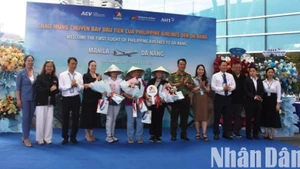 Hãng hàng không quốc gia Philippine Airlines mở đường bay trực tiếp tới Đà Nẵng. (Ảnh: ANH ĐÀO)