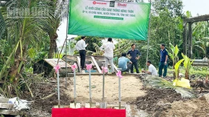 Vị trí xây cầu nông thôn tại ấp 13.