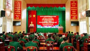 Quang cảnh buổi lễ.