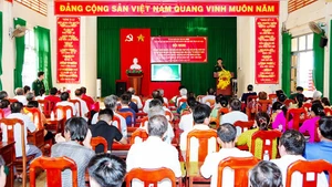 Hội nghị tuyên truyền tại xã An Thạnh 3, huyện Cù Lao Dung