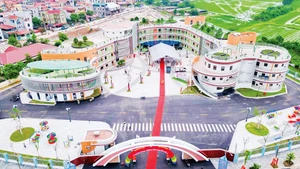 Trường mầm non Văn Khê A mới được đầu tư xây dựng, đi vào hoạt động từ năm học 2025-2026.