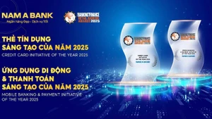 Nam A Bank nhận cú đúp giải thưởng quốc tế 