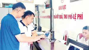 Trung tâm phục vụ hành chính công cơ sở 1, Đặc khu Cát Hải. (Ảnh: XUÂN TRƯỜNG)