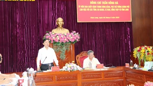 Phó Thủ tướng Chính phủ Trần Hồng Hà phát biểu chỉ đạo tại buổi làm việc.
