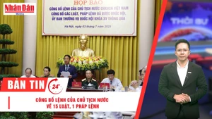 [Video] Thời sự 24h ngày 3/7/2025: Công bố Lệnh của Chủ tịch nước về 15 luật, 1 pháp lệnh
