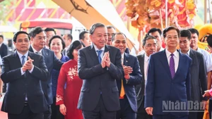 [Ảnh] Tổng Bí thư Tô Lâm dự Lễ khánh thành, khởi công 250 công trình, dự án mừng Quốc khánh