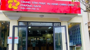Trụ sở Trung tâm phục vụ hành chính công phường Sa Pa.