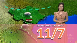 [Video] Dự báo thời tiết ngày 11/7/2025: Mưa lớn gia tăng ở Bắc Bộ 