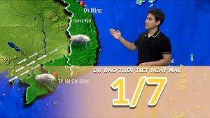 [Video] Dự báo thời tiết đêm nay và ngày mai 1/7/2025: Mưa lớn tiếp diễn ở khu vực Bắc Bộ