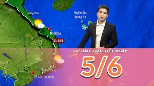 [Video] Dự báo thời tiết ngày 5/6/2025: Mưa có xu hướng giảm dần 