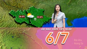 [Video] Dự báo thời tiết ngày 6/7/2025: Trời chuyển nắng trên các khu vực 