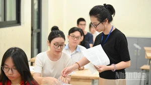 Thí sinh tại Kỳ thi tốt nghiệp THPT năm 2025 (Ảnh: THẾ ĐẠI)