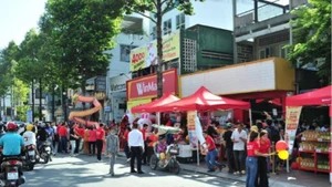 Hình ảnh khai trương cửa hàng Winmart+ 4.000 tại Tiền Giang.
