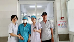 Bệnh nhân Hà Thị A.T. hồi phục tốt sau ghép tế bào gốc tự thân. (Ảnh: Bệnh viện cung cấp)
