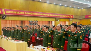 Các đại biểu dự Đại hội đại biểu Đảng bộ Binh chủng Đặc công nhiệm kỳ 2025-2030.