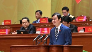 Đồng chí Bùi Quang Huy, Ủy viên dự khuyết Trung ương Đảng, Phó Chủ tịch Ủy ban Trung ương Mặt trận Tổ quốc Việt Nam, Bí thư thứ nhất Ban Chấp hành Trung ương Đoàn.