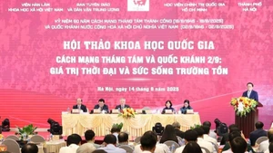 Quang cảnh hội thảo chiều 14/8.