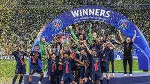 PSG lần đầu vô địch Champions League (Ảnh: Xinhua)