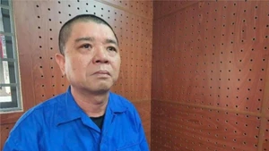 Đối tượng Phan Danh Dương Bảo tại cơ quan Công an. (Ảnh: CTV)