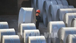 Thị trường kim loại đồng loạt khởi sắc. (Ảnh: THX/TTXVN)