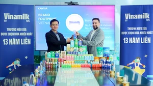 Vinamilk giới thiệu nhiều sản phẩm mới với các ứng dụng công nghệ đột phá tại tại Hội nghị Sữa Toàn cầu 2025. (Ảnh: NGUYÊN PHƯƠNG)