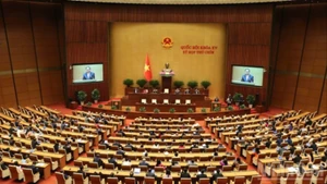 Toàn cảnh phiên bế mạc Kỳ họp thứ 9, Quốc hội khóa XV, ngày 27/6/2025. (Ảnh: DUY LINH)
