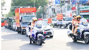 Công an thành phố Cần Thơ ra quân đợt cao điểm phòng, chống tội phạm.