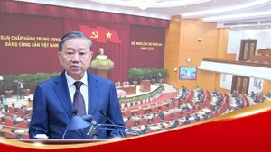 Tổng Bí thư Tô Lâm phát biểu khai mạc Hội nghị. (Ảnh: ĐĂNG KHOA)