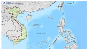 Bản đồ quỹ đạo áp thấp nhiệt đới.