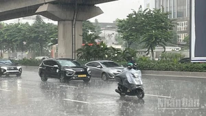 Dự báo một số nơi khu vực Bắc Bộ có mưa rào và dông. (Ảnh minh họa: Đ.T)