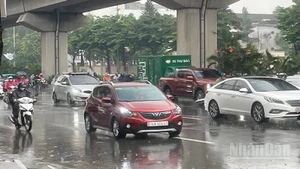 Khu vực Hà Nội có mưa vừa, mưa to và dông. (Ảnh minh họa: Đ.T)