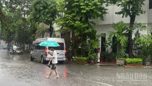 Dự báo khu vực Hà Nội có lúc có mưa rào và dông. (Ảnh minh họa: Đ.T)