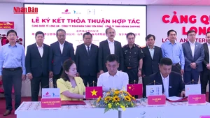 [Video] Cảng Quốc tế Long An hợp tác với cụm cảng và hãng tàu của Trung Quốc