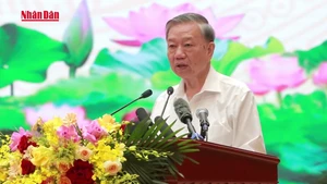 [Video] Tổng Bí thư Tô Lâm gặp mặt đại biểu có công với với cách mạng