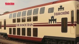 [Video] Đoàn tàu 2 tầng “Hà Nội 5 cửa ô” ra mắt ngày 19/8/2025